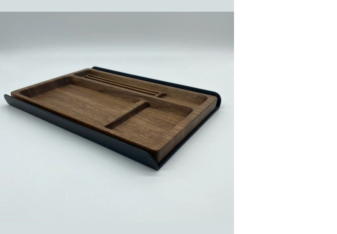 Premium Bamboo Desk Organizer Tray
